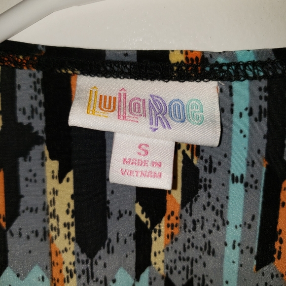 Multicolored Aztec Print - •LuLaRoe• | Joy Vest - Picture 2 of 8